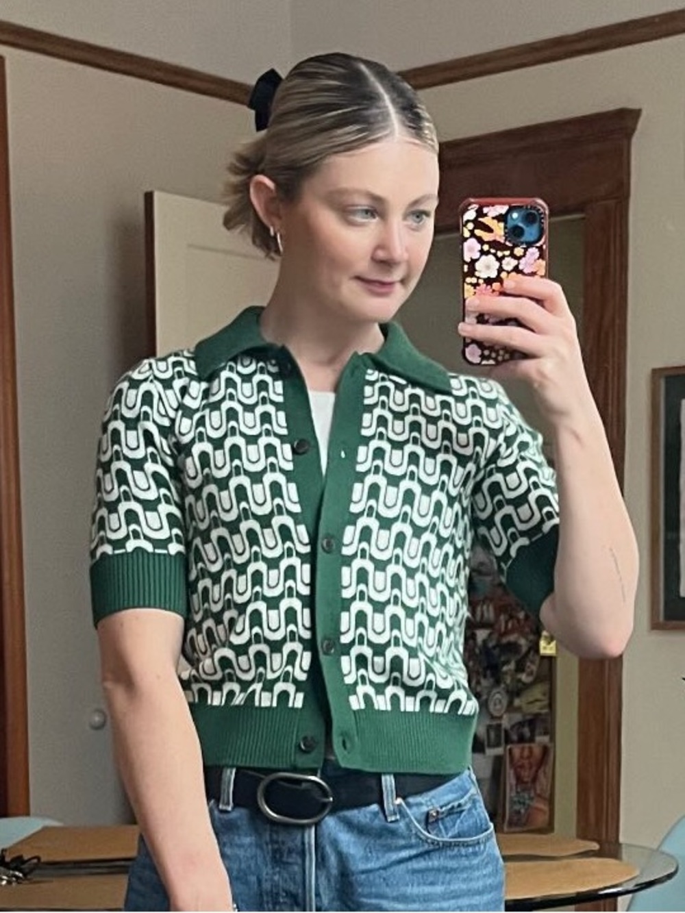 Anthro Short-Sleeve Cardigan